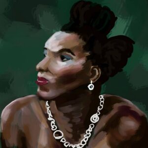 portrait by Aplik99 for Kreart in digital painting of 'chive-natirel' profile